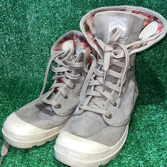 Palladium platform boots vintage women's shoes size 10 - Picture 5 of 17